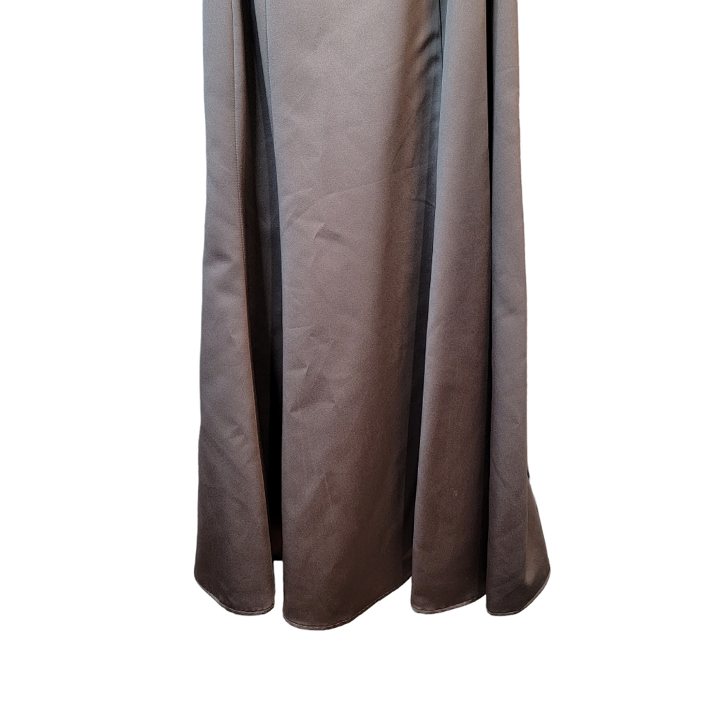 Alfred Angelo Slate Gray Prom Formal Night Gown Bell Dress See Measurements - Picture 13 of 16